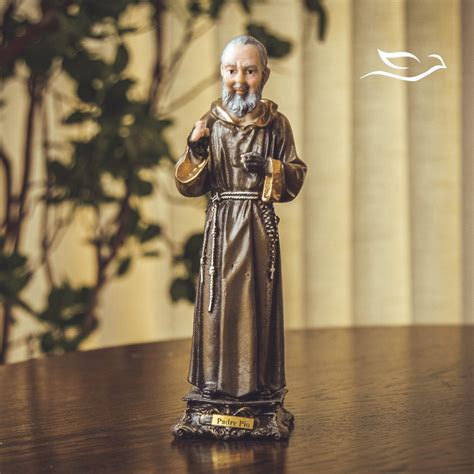 Imagem Resina S O Padre Pio De Pietrelcina Estatueta Cm Livraria