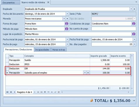 Facturador Cfdi Subsidio Al Empleo En Recibo De N Mina Facturando