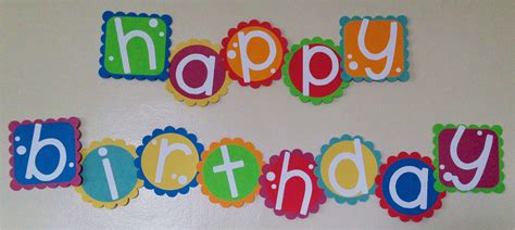 How To Make Happy Birthday Banner Birthday Banner Being Genevieve