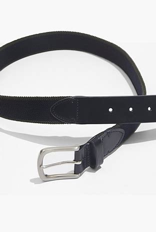 Navy Textile Stretch Belt Belts Country Road