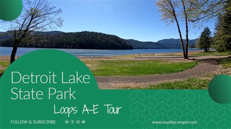 Detroit Lake State Park Loops A E Campground Walk Through Tour Youtube