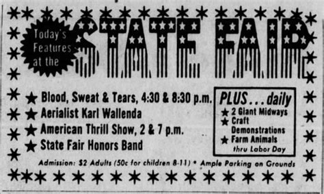 126th Michigan State Fair | The Concert Database