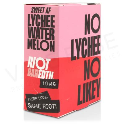 Lychee Watermelon Nic Salt E Liquid By Riot Bar Edition Bar Edition