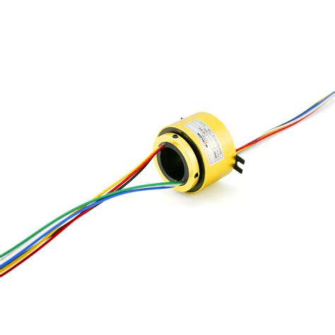 MOFLON Slipring Throught Bore Slip Ring With Bore Size 25 4mm OD86mm 6