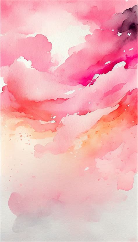 Pink Watercolor Phone Backgrounds