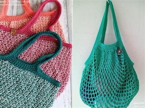 Chic And Easy Market Bags Free Crochet Patterns