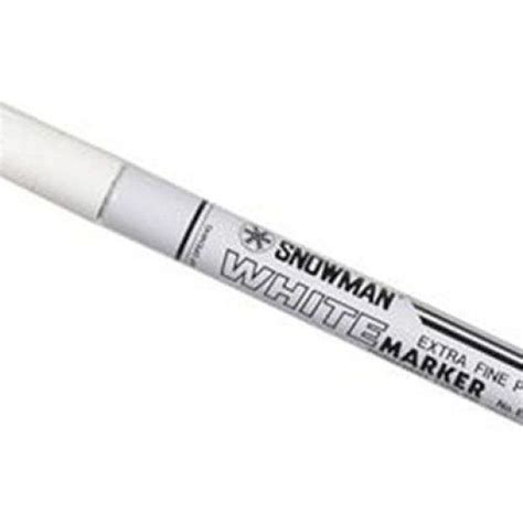 Spidol Putih Snowman Paint Marker Extra Fine EFWP 12