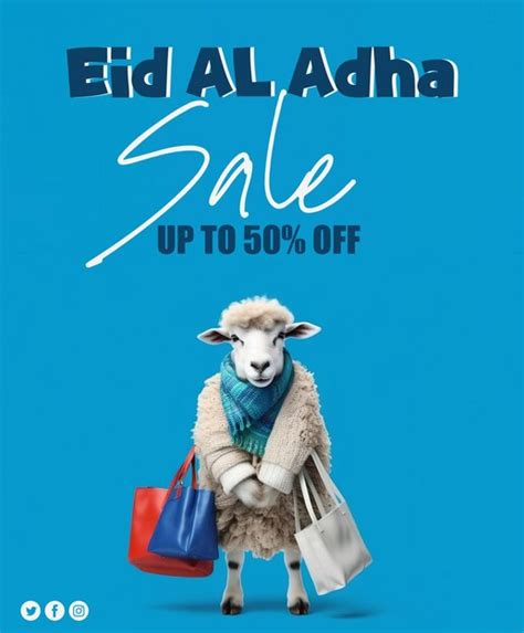 Premium Psd Eid Al Adha Sale Poster Template Eid Al Adha Sale Banner