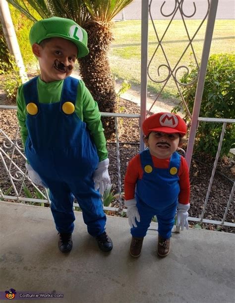 Mario And Luigi Costume Coolest Cosplay Costumes