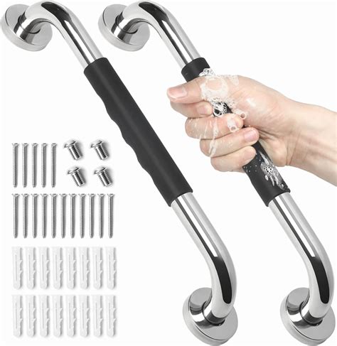 Buy 2 Pack Grab Bars For Bathroom 16 Inch Anti Slip Bathroom Handicap