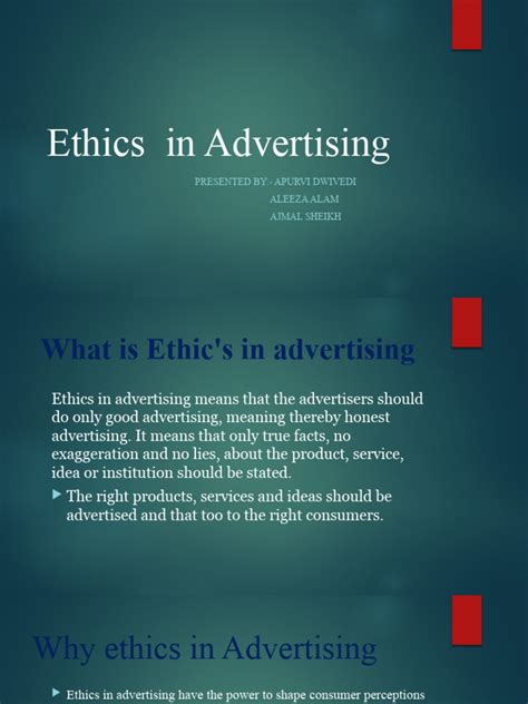 Ethics in Advertising | PDF | Advertising | Brand