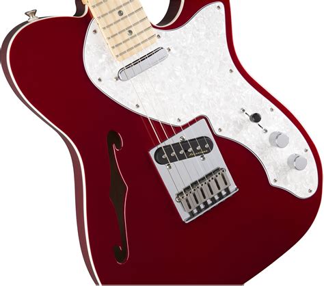 Fender Deluxe Telecaster® Thinline Maple Fingerboard Candy Apple Red