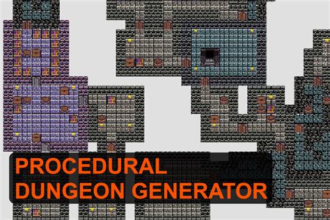 Pdg Procedural Dungeon Generator Utilities Tools Unity Asset Store