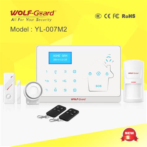 Easy Operation GSM PSTN Alarm System With Touch Keypad And Cid Factory