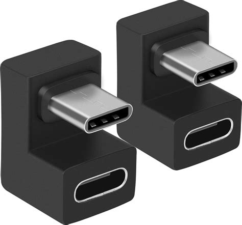 QIANRENON 240 W 40 Gbps USB C U förmiger Adapter USB 4 0 Type C Stecker