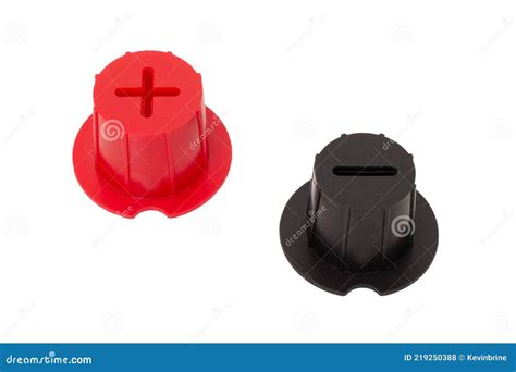 Battery Terminal Caps Stock Photo Image Of Auto Electricity