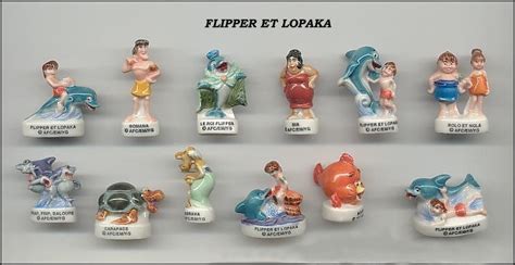 FLIPPER LE DAUPHIN ET LOPAKA Fèves de collection CollectStore