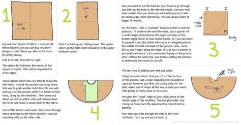 Easy No Sew Fleece Poncho · How To Make A Poncho · No Sew On Cut Out Keep