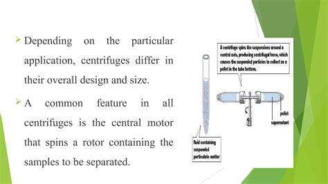 Centrifuge Principle And Application Ppt Free Download