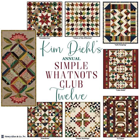 Scraps Of Kindness Kim Diehl Simple Whatnots Club Quilts The Quilt