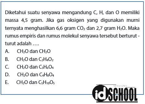 Cara Menentukan Rumus Empiris Meteor