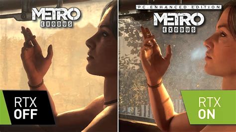 Metro Exodus 2019 Vs Metro Exodus Enhanced Edition 2021 Raytracing