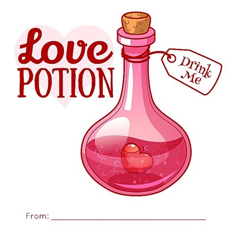 Love Potion Kids Valentines Card Idea Free Printable Tag Sunshine