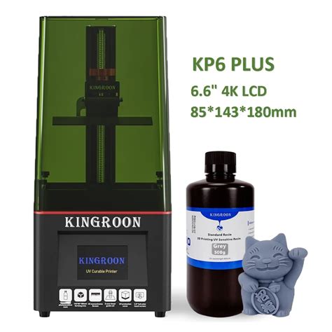 Kingroon Kp6 Mono Kp6 Mais Impressora 3d Sla Resina Uv Impressora