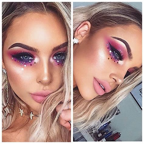 Bybrokella Festival Make Up Inspo Rave Makeup Festival Makeup