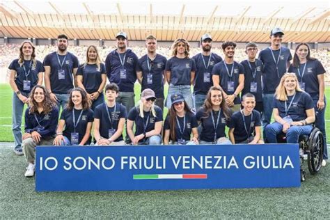 Al Bluenergy Stadium Sfilano Gli Atleti E Le Atlete Del Friuli Venezia