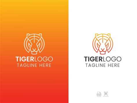 Tiger logo design 34551267 Vector Art at Vecteezy