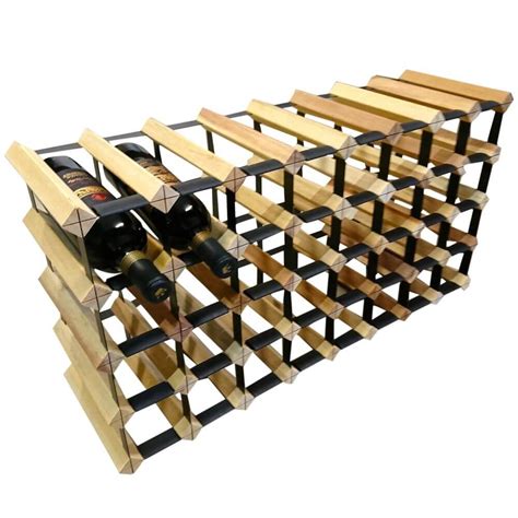 Vino Stack 32 Pocket Mahogany Wine Rack Soko And Co