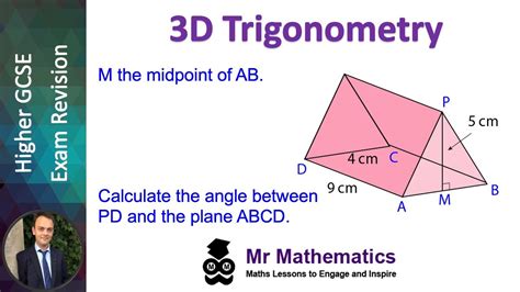 3D Trigonometry Mr Mathematics YouTube