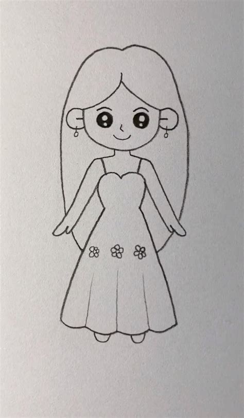 cute girl drawing easy artofit