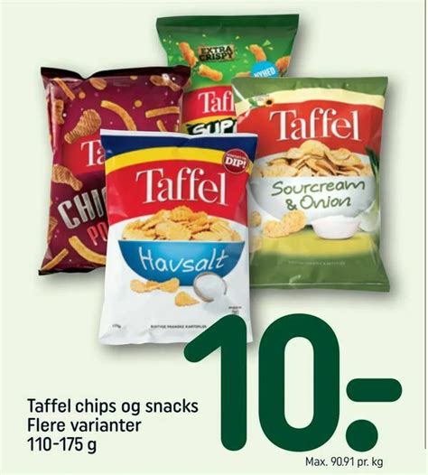 Taffel Chips Og Snacks Tilbud Hos Rema 1000