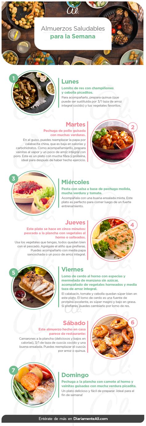 7 Almuerzos Saludables Para Toda La Semana Saludable Recetas