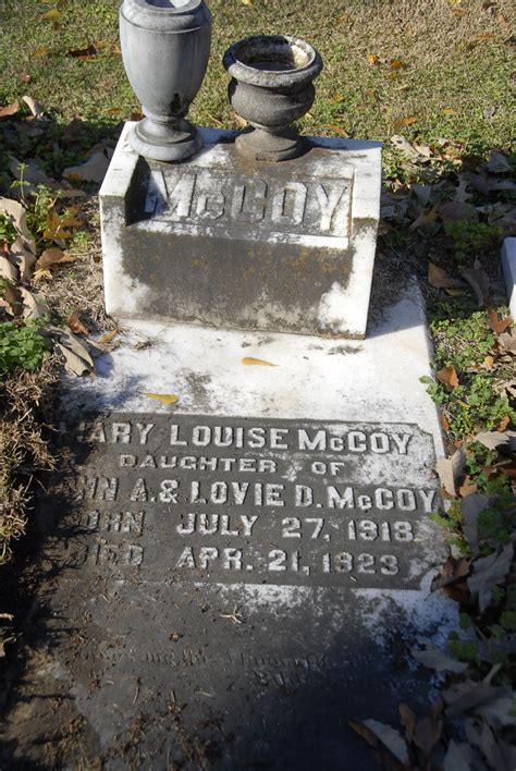 Mary Louise McCoy 1913 1923 Memorial Find A Grave