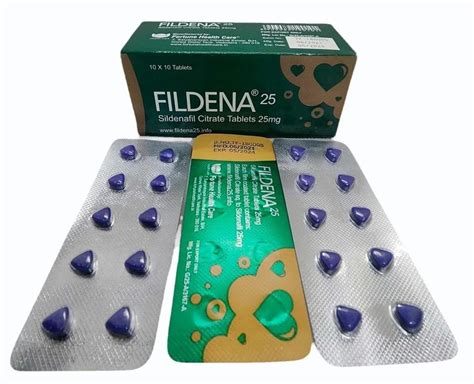 FILDENA 25MG SILDENAFIL CITRATE 25MG TABLETS At Rs 50 Stripe Erectile