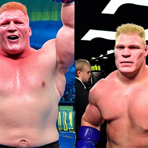 Krea Ai Brock Lesnar But Hes Skinny