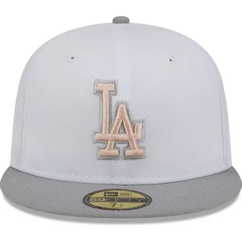 New Era Mens Whitegray Los Angeles Dodgers 1988 World Series Side