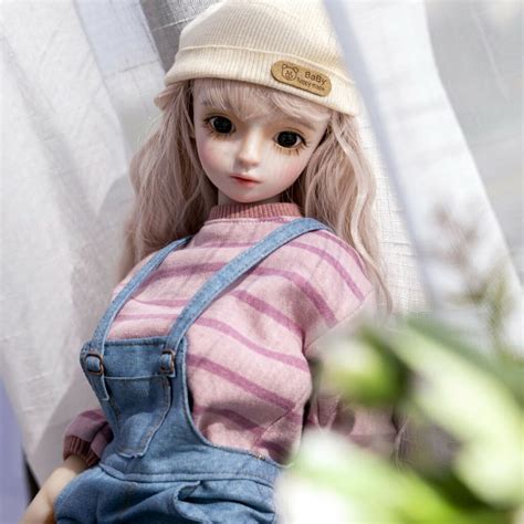 Miriam 1ft7 50cm Blonde Tiny Sex Doll With BJD Head Cute Sex Doll