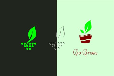 Go Green Logo Vector Graphic by attractype · Creative Fabrica