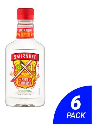 Vodka Smirnoff Tamarindo Botella Mini Ml Pack Env O Gratis