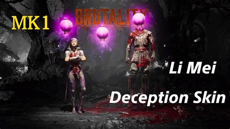 Mortal Kombat 1 Li Mei Deception Skin YouTube