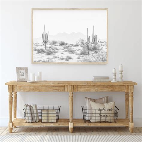 Desert Art Print Four Peaks Arizona Wall Art Desert Etsy