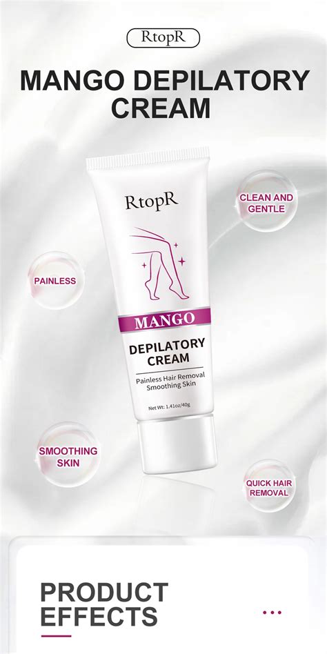 RtopR Mango Depilatory Cream Body Painless Effective Hair Removal Cream