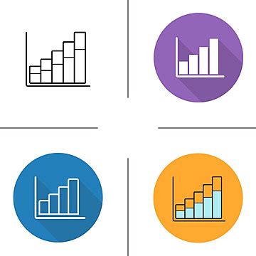 Growth Chart Icon Outline Growing Diagram Vector Outline Growing