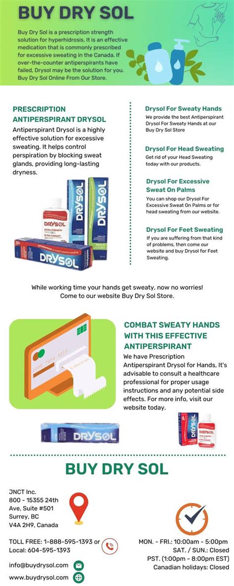 Drysol For Hands | Combat Sweaty Hands with This E by buydrysol on DeviantArt