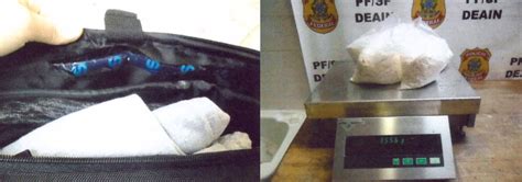 PF prende mulher cerca de 4 kg de cocaína na bagagem Polícia Federal