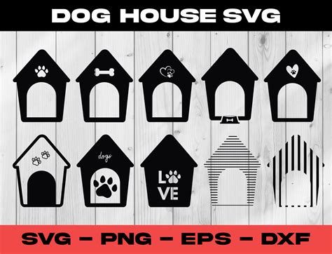 Dog House Svg Paw Print Svg Dog Paw Svg Dog Lover Svg Etsy Australia